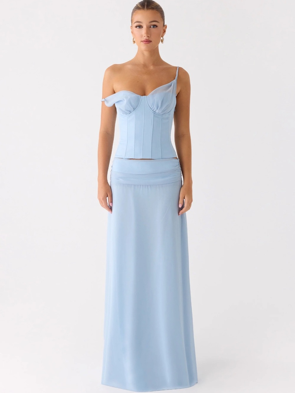 Peppermayo Powder Blue Maxi Skirt - Picture 2 of 3